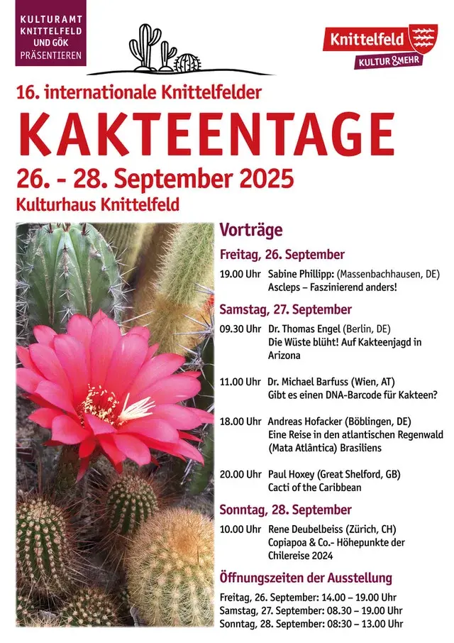 16. Internationale Knittelfelder KAKTEENTAGE