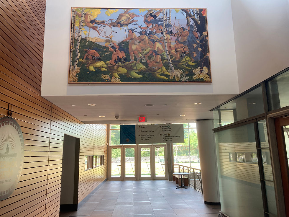 Staff entrance to Mashantucket Pequot Museum