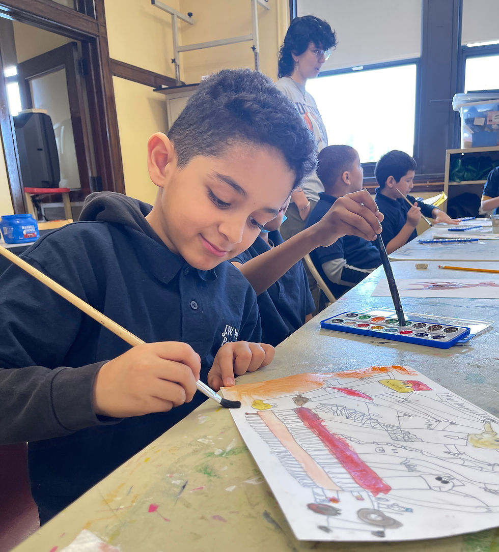 Students at work at PS 6