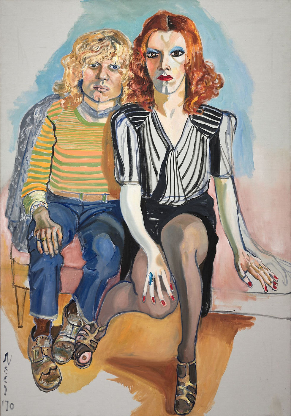 Alice Neel, Jackie Curtis and Ritta Redd, 1970