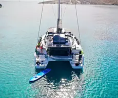 Yacht charter in Greece | Catamaran rental Mykonos Greece | Lagoon 46 (2021) | keYMA | Crewed catamarans Mykonos | Skippered and Bareboat catamarans Mykonos Greece | Crewed yachts Mykonos | Catamarans Mykonos| Sailing and Motor yacht Mykonos | Sailing holidays in Mykonos | marina Mykonos | Tourlos marina Mykonos | Family sailing vacation Mykonos | Yacht week Mykonos|Party on board Mykonos| One and two weeks sailing yacht charters Mykonos | One day charters Greece|Yachting Mykonos|VIP Mykonos