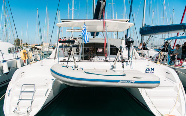 Lagoon 380S2 (2009/2019) | ZEN | Catamarans Lefkada Greece | Yacht charter Greece | marina Lefkas