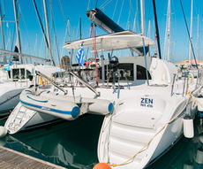 Lagoon 380S2 (2009/2019) | ZEN | Catamarans Lefkada Greece | Yacht charter Greece | marina Lefkas