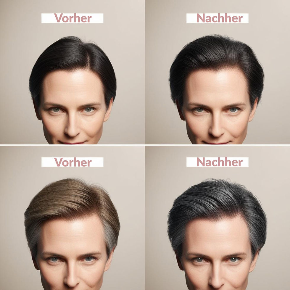 Haarausfall - Vorher/Nachher Situationen