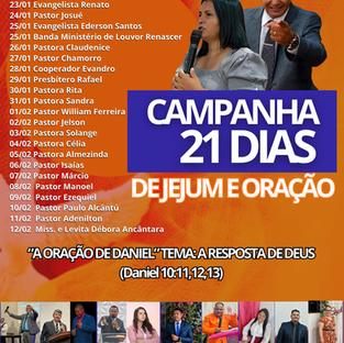 Igreja Nação Santa inicia campanha de 21 dias de jejum e oração em Maracaju