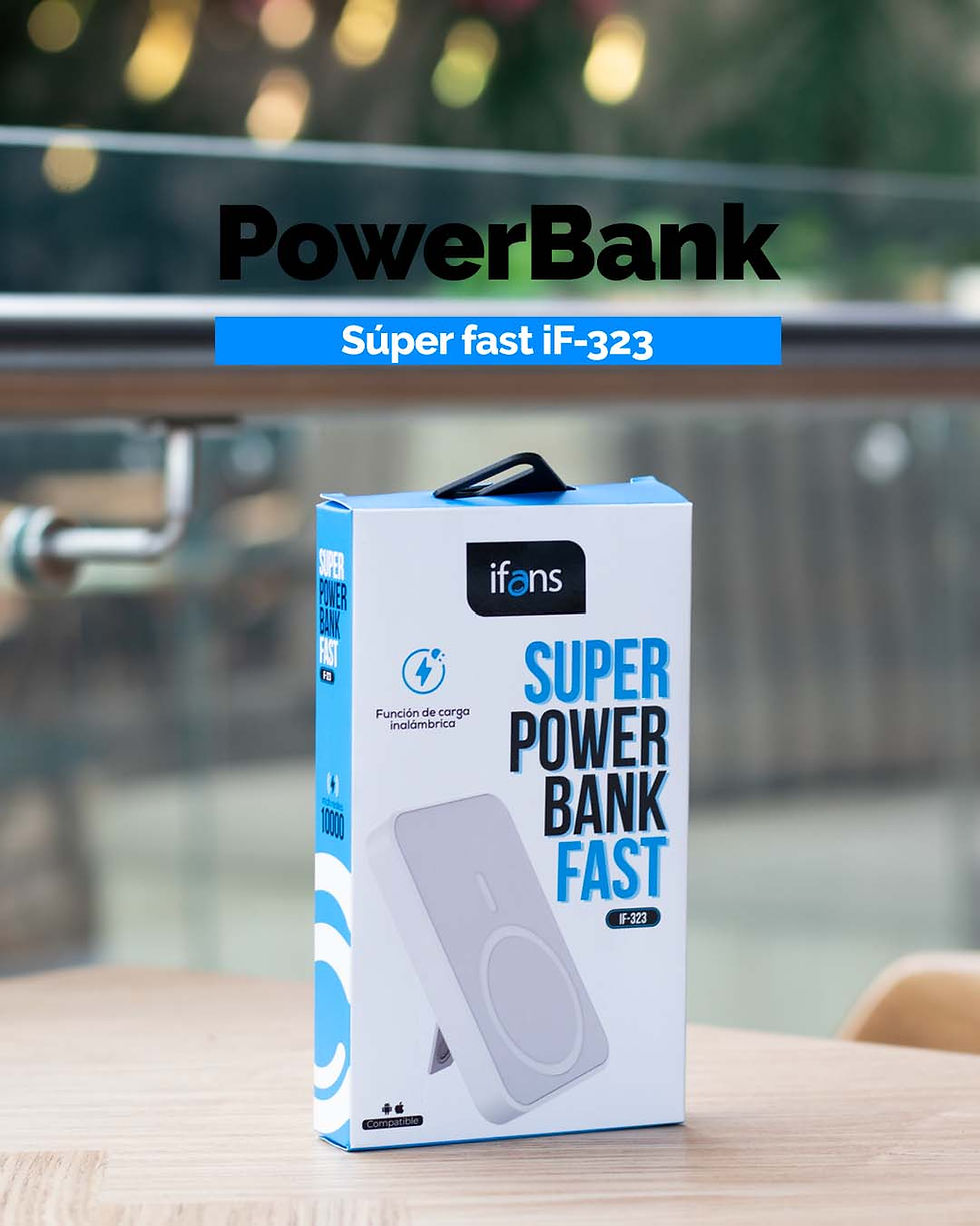 Miniatura: PowerBank de carga magnetica iF-323