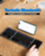 Miniatura: Teclado Bluetooth plegable y recargable con Touchpad completo