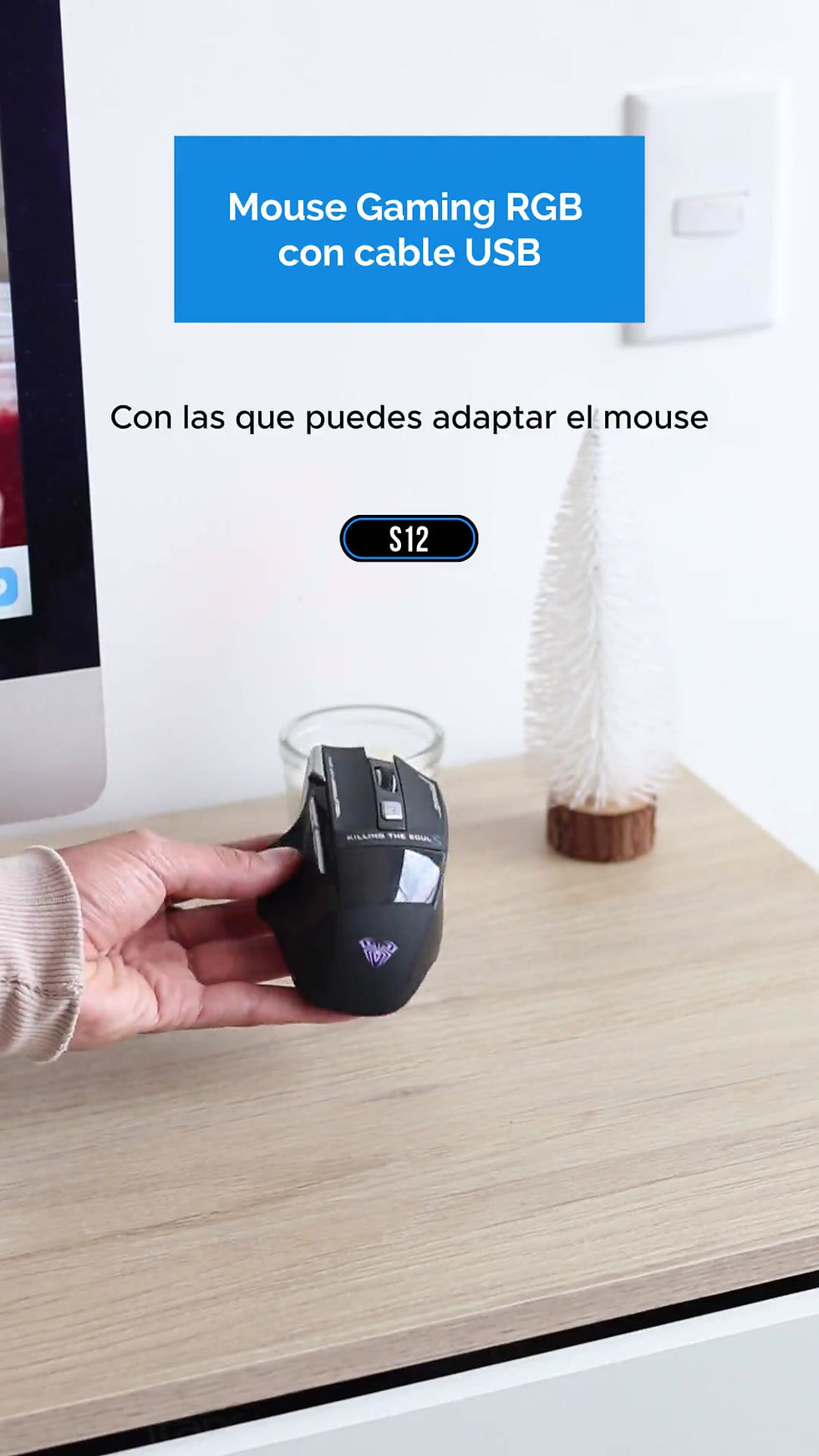 Miniatura: Mouse Gaming con cable USB Aula S12