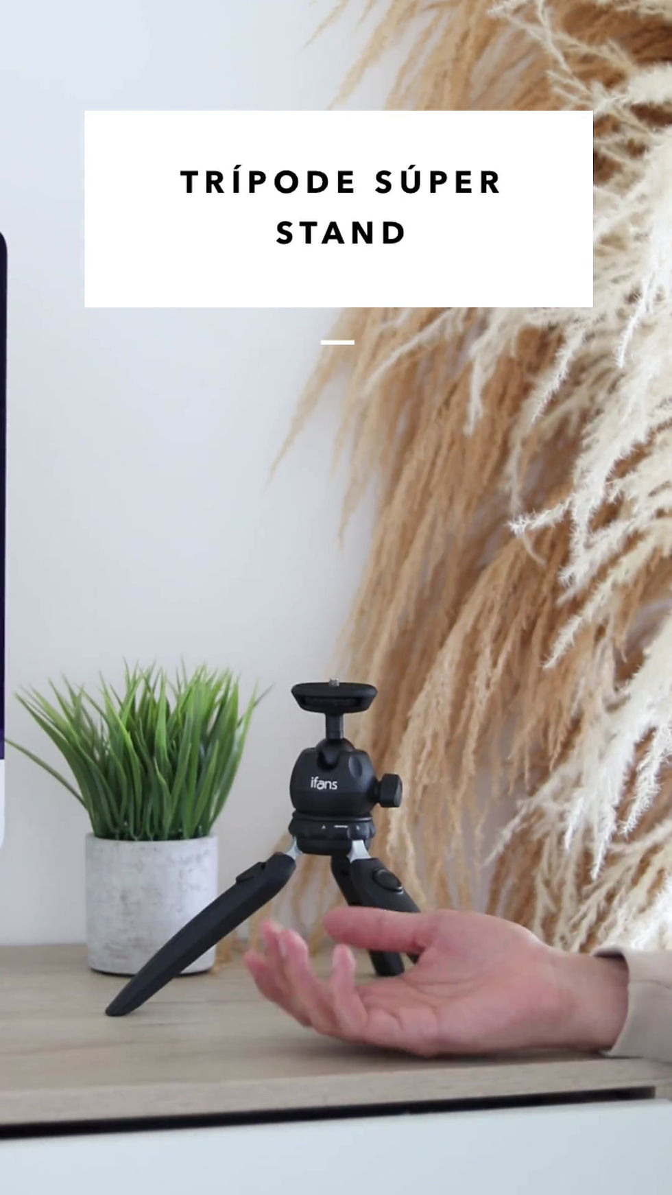 Miniatura: Mini Tripode Metalico para Smartphone