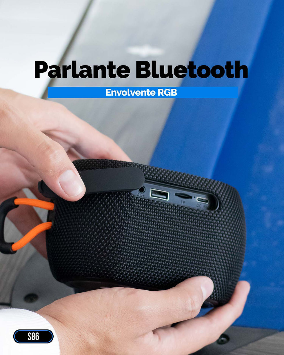Miniatura: Parlante Bluetooth Envolvente RGB S86