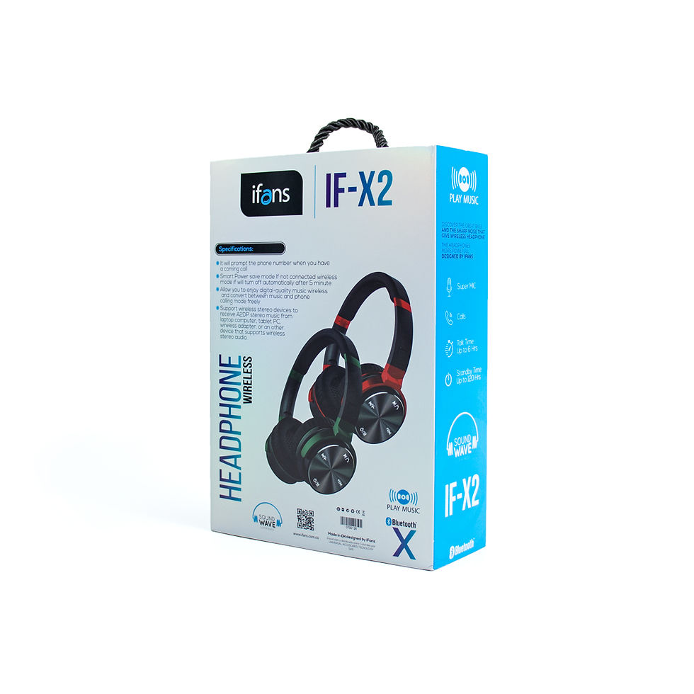 Miniatura: Diadema Bluetooth Extrabass iF-X2