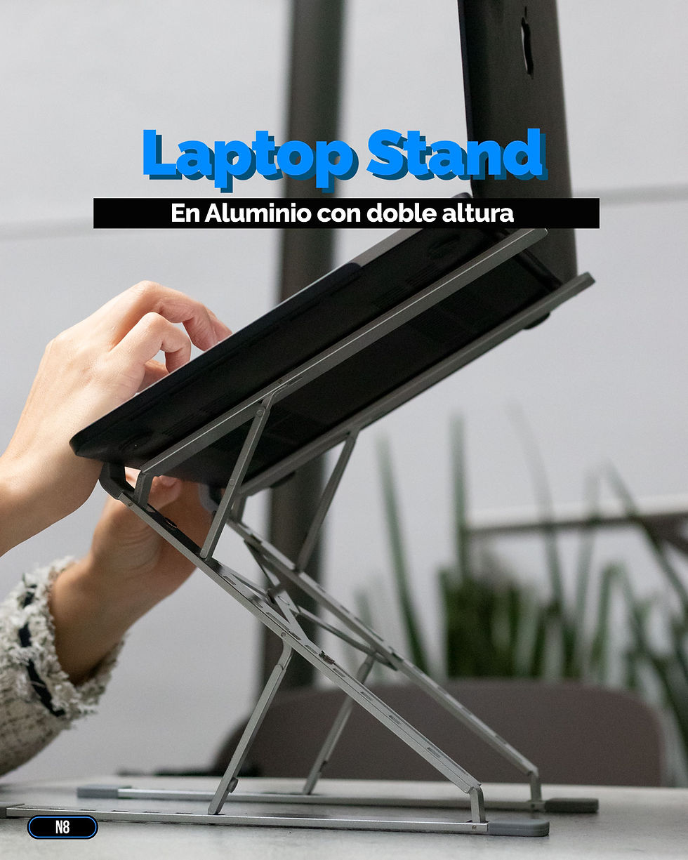 Miniatura: Laptop Stand en Aluminio con doble altura N8 para laptop