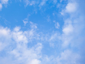 A serene summer sky