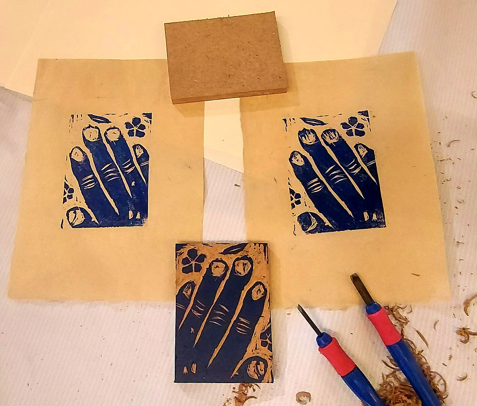 Example of an art print made