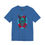 Thumbnail: Healey Threads Blue graphic Samurai Rose t-shirt featuring detailed tattoo-style artwork of a teal Hannya mask