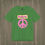 Thumbnail: Believe Pink Peace Sign & Green Vine T-shirt - Uplifting Hippie Boho Tee