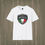 Thumbnail: White Mexico soccer t-shirt featuring national crest and flag design.