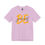 Thumbnail: Empowering BE yourself lilac T-shirt with yellow brushstroke and black script font.