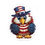 Thumbnail: Uncle Sam Bald Eagle Vinyl Decal – Proud & Strong American Patriot