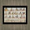 Thumbnail: A framed vintage bicycle history illustration print-whimsical cycling art on a wooden background