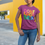 Thumbnail: Girl wearing a lilac colored tee with "DON'T LOOK BACK" in vibrant, overlapping block letters