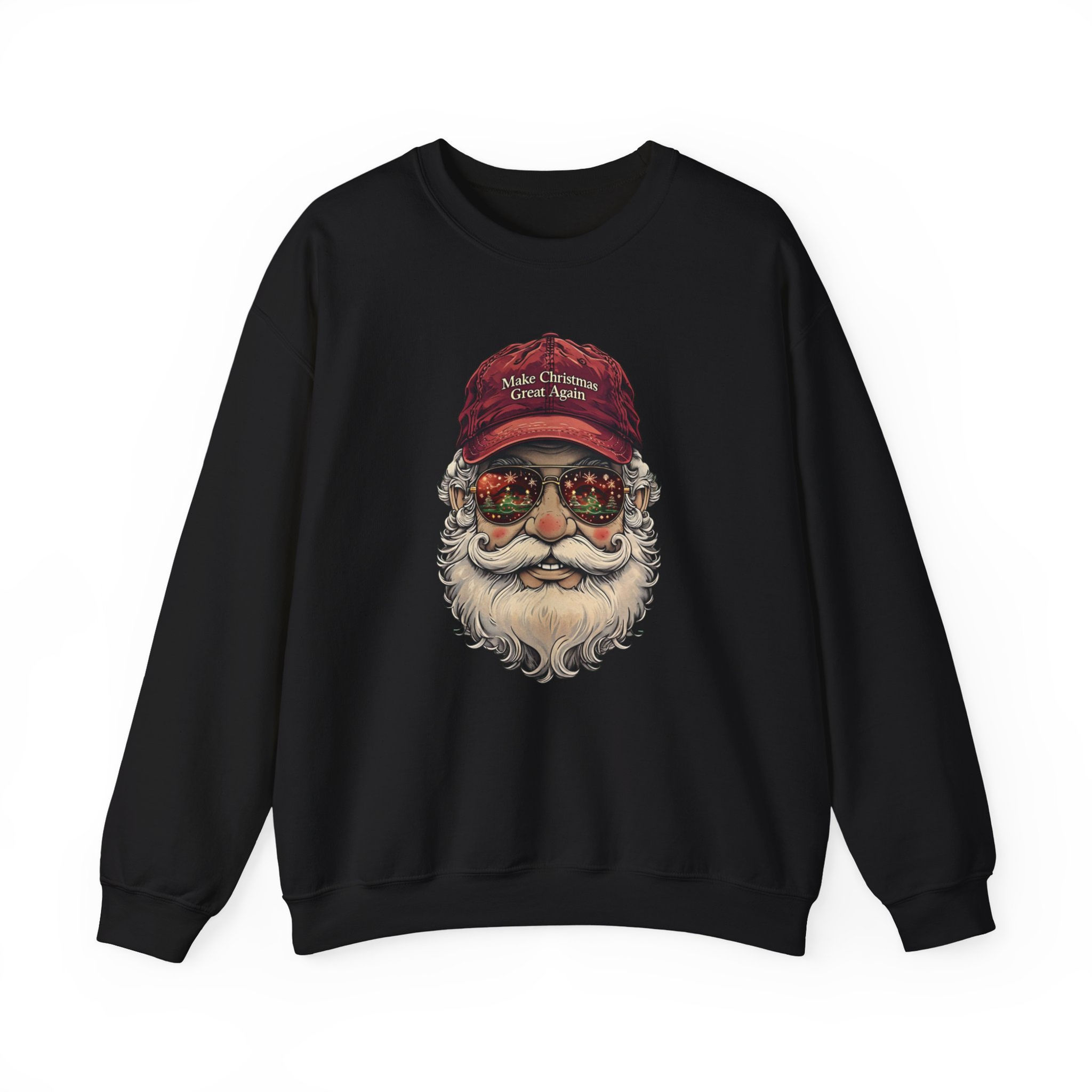 Make Christmas Great Again – Funny Santa Sweatshirt Design