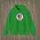 Thumbnail: Irish green colored Made in USA hoodie with bold American flag graphic on front