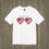 Thumbnail: Happy 4th of July T-Shirt – Patriotic American Flag Hearts Design