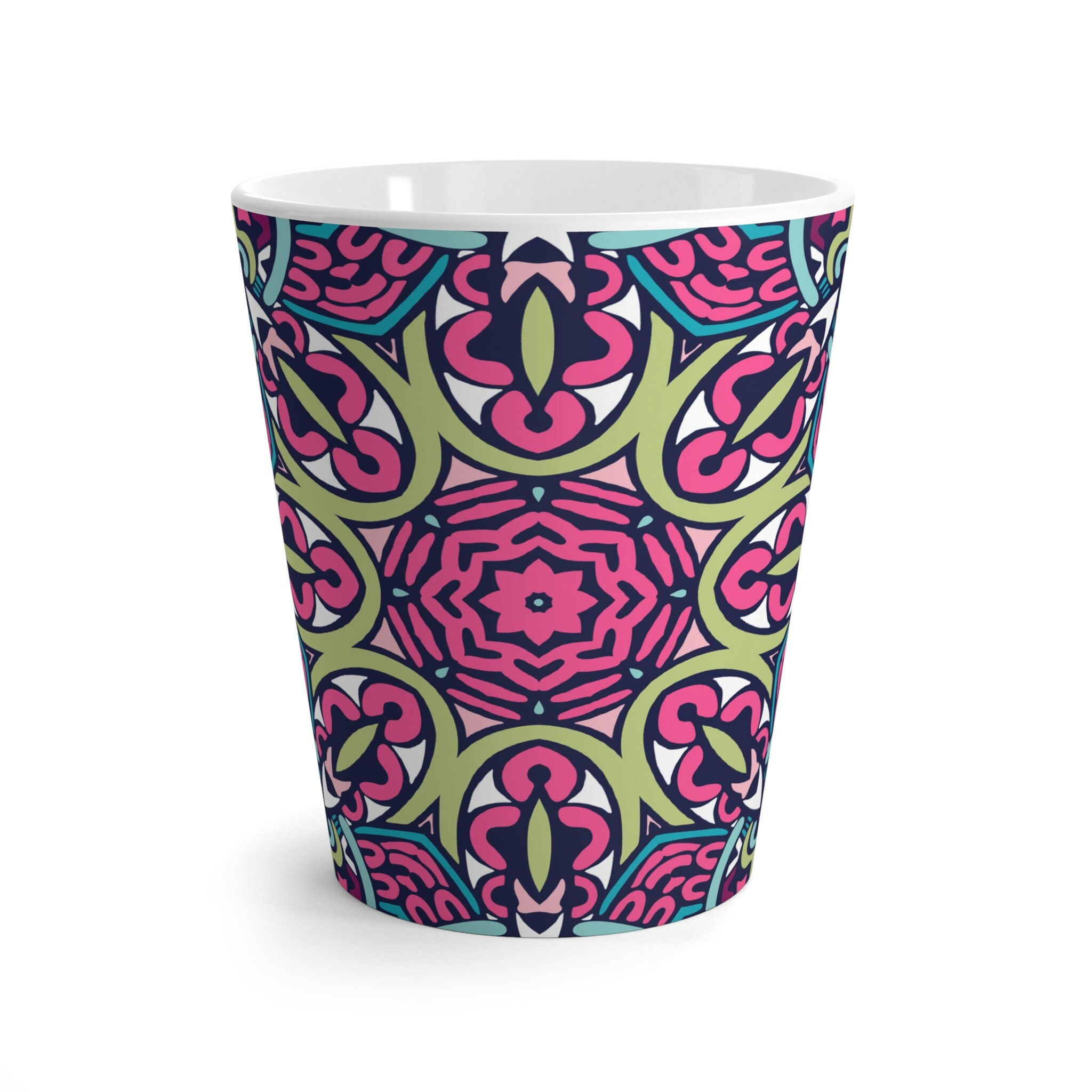 Abstract Art Latte Mugs, 12oz Latte Ceramics, Unique tea & coffee cups with abst