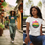 Thumbnail: Girls wearing a white & green Mexican soccer jersey-style tees with Viva Mexico design, sombrero, and floral accents