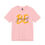 Thumbnail: Empowering BE yourself pink T-shirt with yellow brushstroke and black script font.