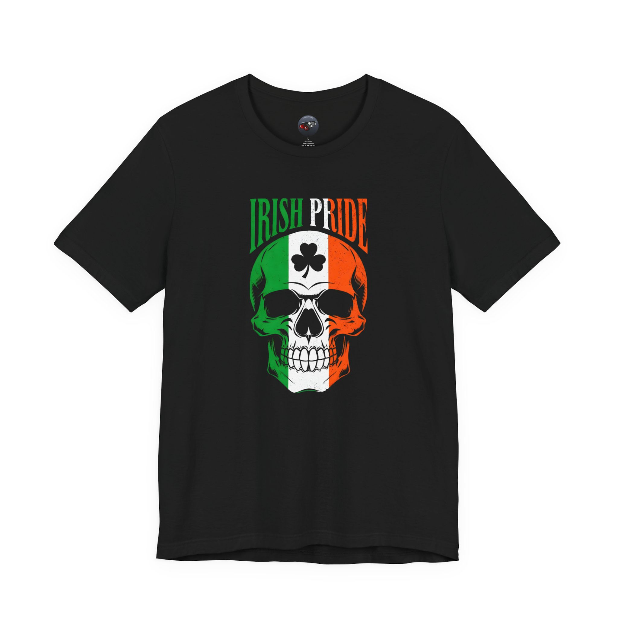 Irish Skull Pride Tee – Shamrock Flag Irish T-Shirt Gift