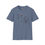 Thumbnail: Steel blue Trump LTD Edition T-Shirt - Trump stickman holding the key to government design wearing a MAGA hat