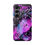 Thumbnail: Trippy Purple-Blue and Black Abstract Swirls Samsung Phone Case Design