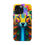 Thumbnail: Trippy Colored Artsy Lion Phone Case - Protection for iPhone & Samsung Galaxy's.