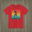 Thumbnail: Red colored Retro Lacrosse T-Shirt – Vintage Sports Style for True Fans