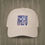 Thumbnail: Stained Glass Cross Hat – Stone color embroidered Christian cap with stained glass cross and floral design by Healey Threads