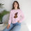 Thumbnail: Vibrant Butterfly Artwork On Colorful Artistic Sweatshirt