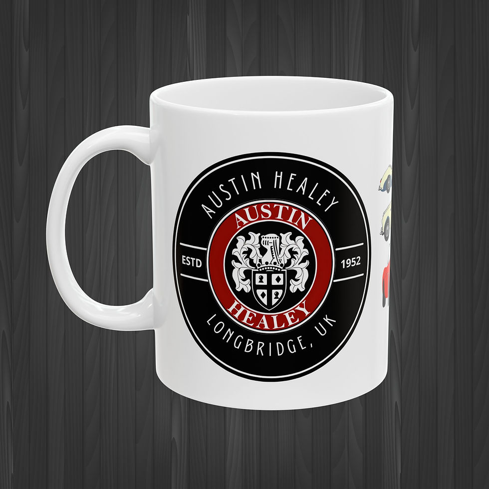 Austin Healey Classic Car Collectible Coffee Mug Gift for Enthusiasts