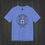 Thumbnail: Carolina blue Austin Healey T-Shirt with a bold black and white Healey emblem centered on the chest.