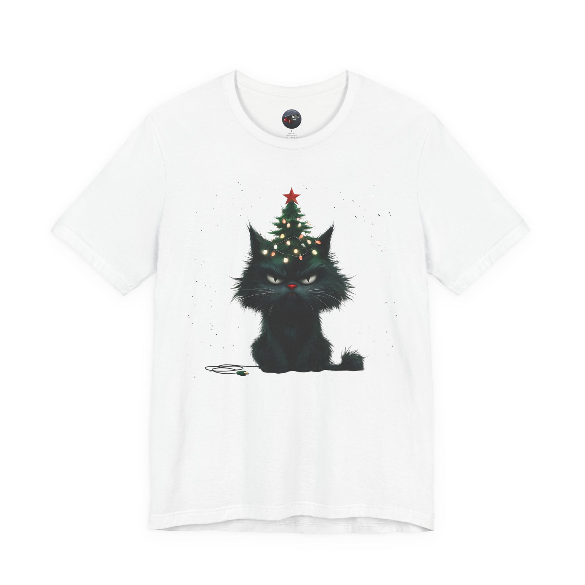 Grumpy Christmas Cat T-shirt – Funny Holiday Graphic Tee