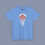 Thumbnail: Carolina blue tee with a Canadian lacrosse t-shirt featuring a red maple leaf and LAX graphic design