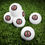 Thumbnail: Personalized golf ball set with Classic Car Designs - Austin Healey Enthusiasts.