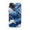 Thumbnail: Blue and White Ocean Waves Pattern iPhone Case