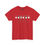 Thumbnail: Front View of our Noam's Santa-Inspired Christmas T-Shirt on red tee with festive holiday design.