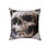 Thumbnail: Freaky Scary Skull Pillow Design - Unique Halloween Lover's Gift Cushion Decor featuring a bold skull graphic.