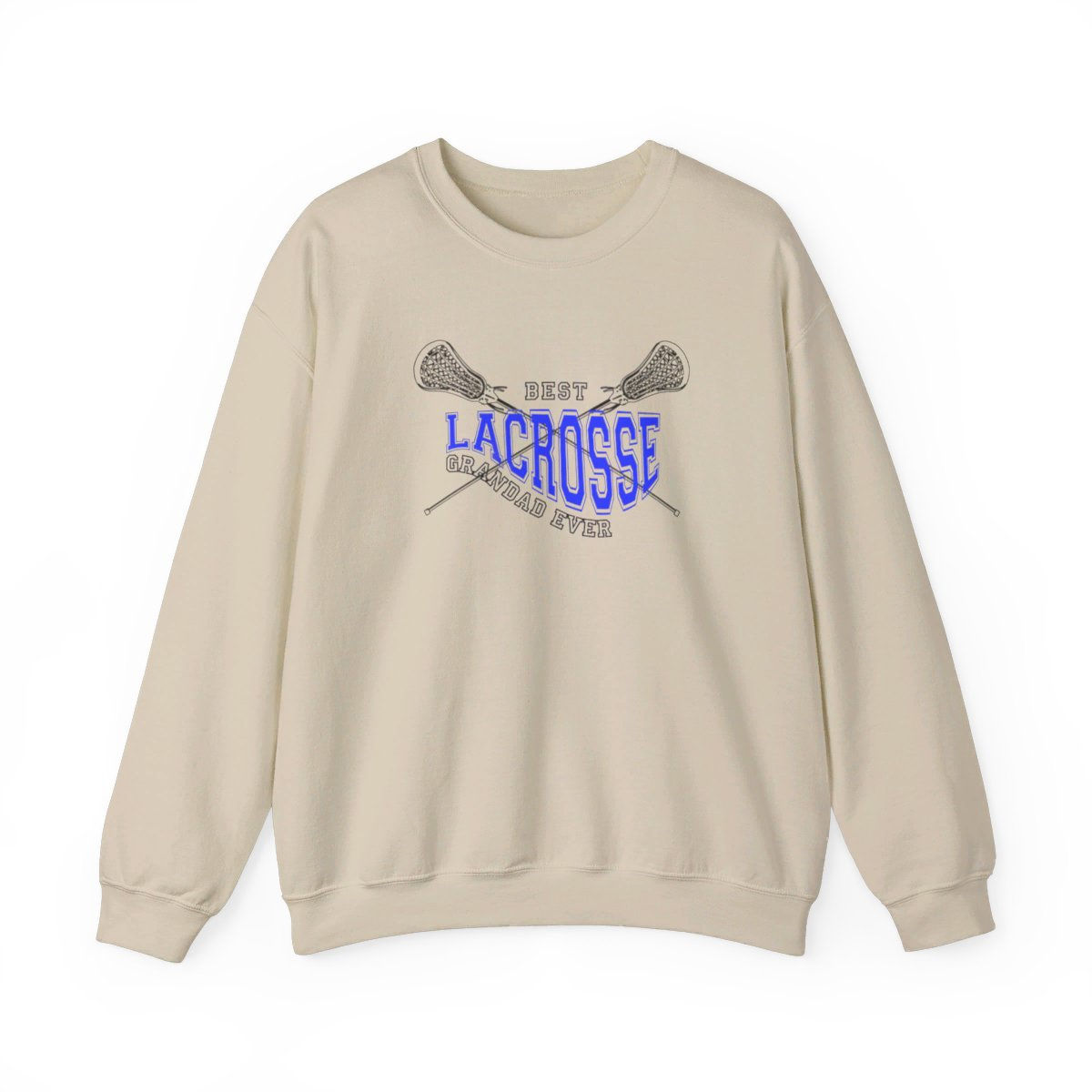 Proud Grandad Lacrosse Sweatshirt - Grandpa's Best Ever Field LAX Pullover Gift.
