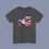 Thumbnail: A dark heather tee with a American eagle patriotic graphic t-shirt symbolizing freedom and strength