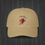 Thumbnail: Beige colored Canadian Lacrosse vintage cap with maple leaf and lacrosse player silhouette – adjustable retro fan hat