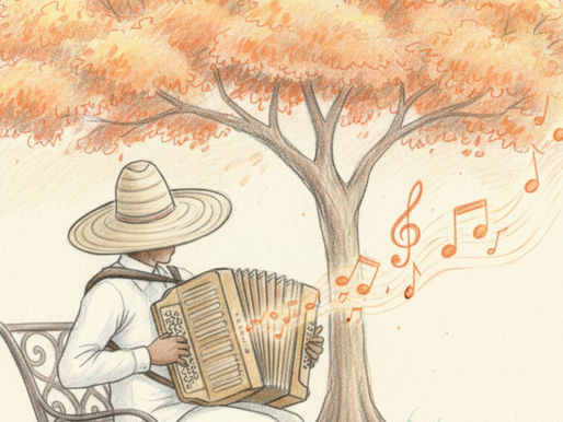 El color naranja del Festival vallenato.